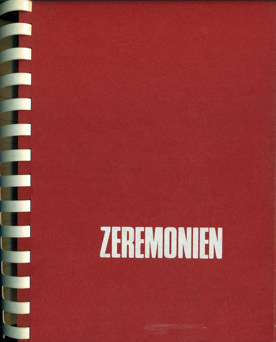 Zeremonien; Remscheid, 1971; Neprodejné